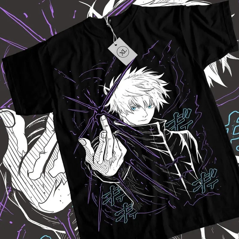 Gojo Satoru Megumi Itadori Yuji Jujutsu Kaisen Sukuna - Adult & Kids T-Shirts, Sweatshirts & Hoodies apparel design preview 1