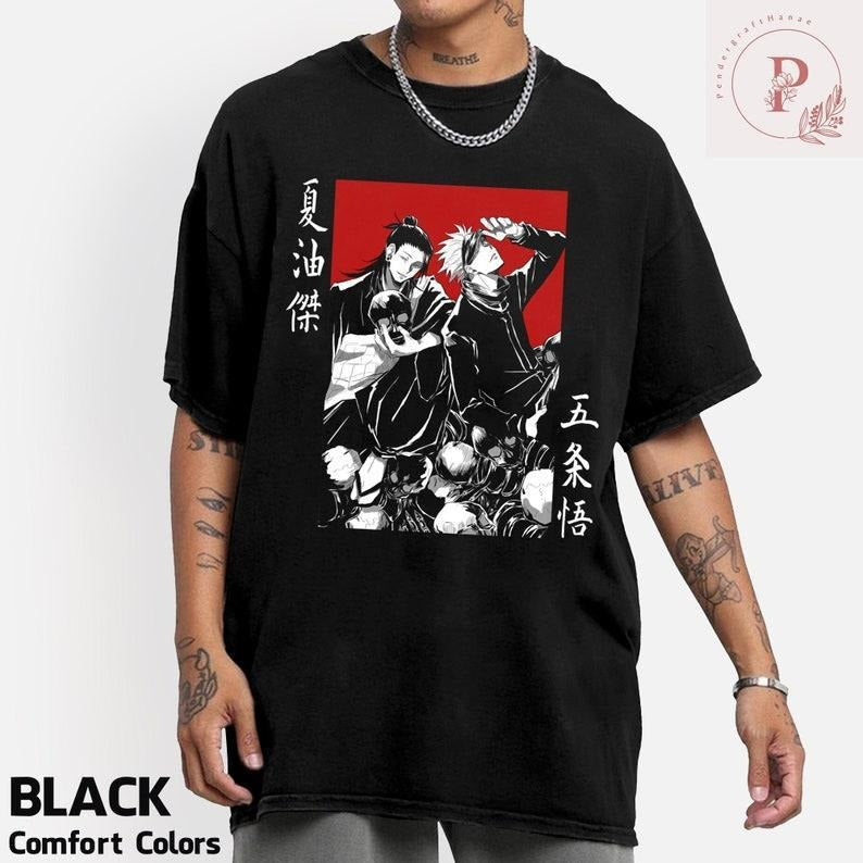 Gojo Satoru Geto Suguru Anime Manga - Adult & Kids T-Shirts, Sweatshirts & Hoodies apparel design preview 1