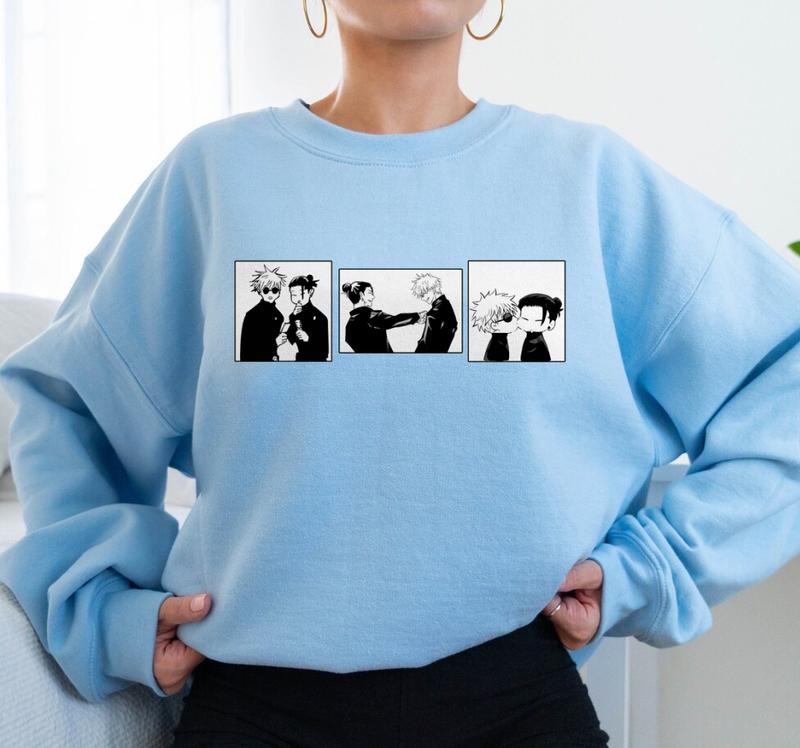 Gojo Geto Anime Fan Jujutsu Kaisen Ship Satoru Suguru - Adult & Kids T-Shirts, Sweatshirts & Hoodies apparel design preview 1