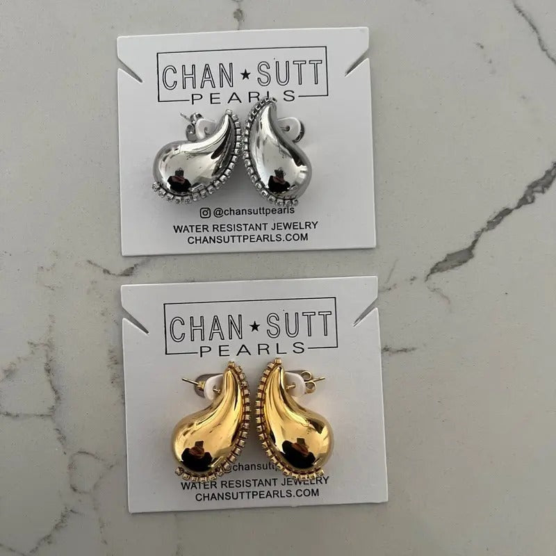 Gold Hilton Earrings - Adult & Kids T-Shirts, Sweatshirts & Hoodies apparel design preview 1