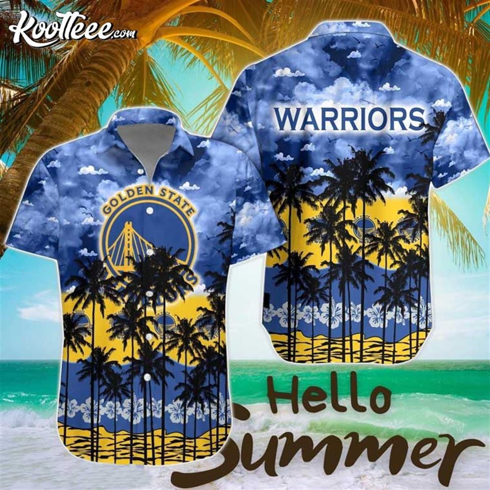 Golden State Warriors Aloha Hawaiian - Adult & Kids T-Shirts, Sweatshirts & Hoodies apparel design preview 1