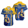 Golden State Warriors Klay Thompson Hawaiian NBA - Adult & Kids T-Shirts, Sweatshirts & Hoodies apparel design preview 1