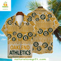 Oakland A's Hawaiian Retro Geometric Print MLB - Adult & Kids T-Shirts, Sweatshirts & Hoodies apparel design preview 1