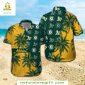 Oakland A's Golden Yellow Tropical Hawaiian MLB - Adult & Kids T-Shirts, Sweatshirts & Hoodies apparel design preview 1