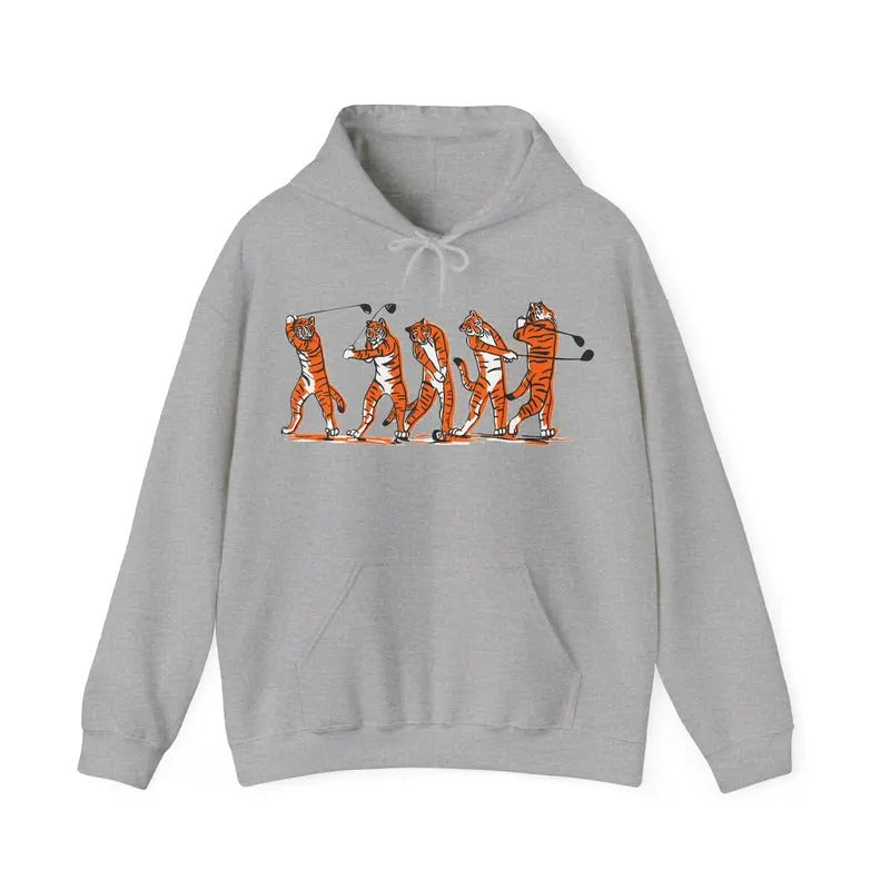 Golf TIGER Swing Gildan Cotton Classic Fabric - Adult & Kids T-Shirts, Sweatshirts & Hoodies apparel design preview 1
