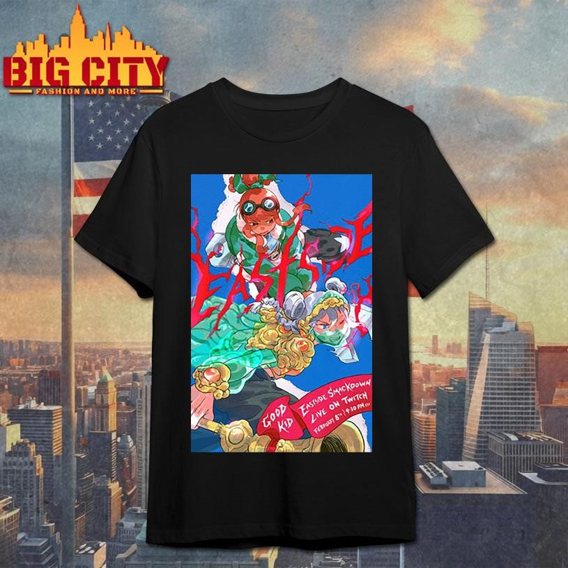 Good Kid Eastside Smackdown Live On Twitch February 8 - Adult & Kids T-Shirts, Sweatshirts & Hoodies apparel design preview 1