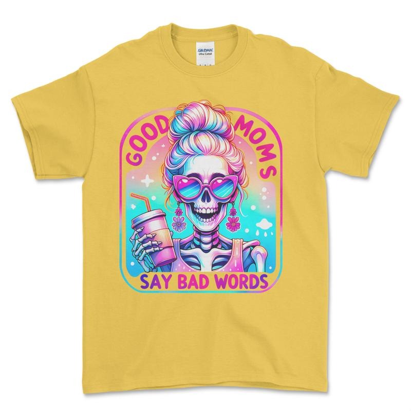 Good Moms Say Bad Words Motherhood Mom Best Selling - Adult & Kids T-Shirts, Sweatshirts & Hoodies apparel design preview 1