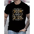 Goodbye 2024 Hello 2025" Casual Crew Neck Short - Adult & Kids T-Shirts, Sweatshirts & Hoodies apparel design preview 1