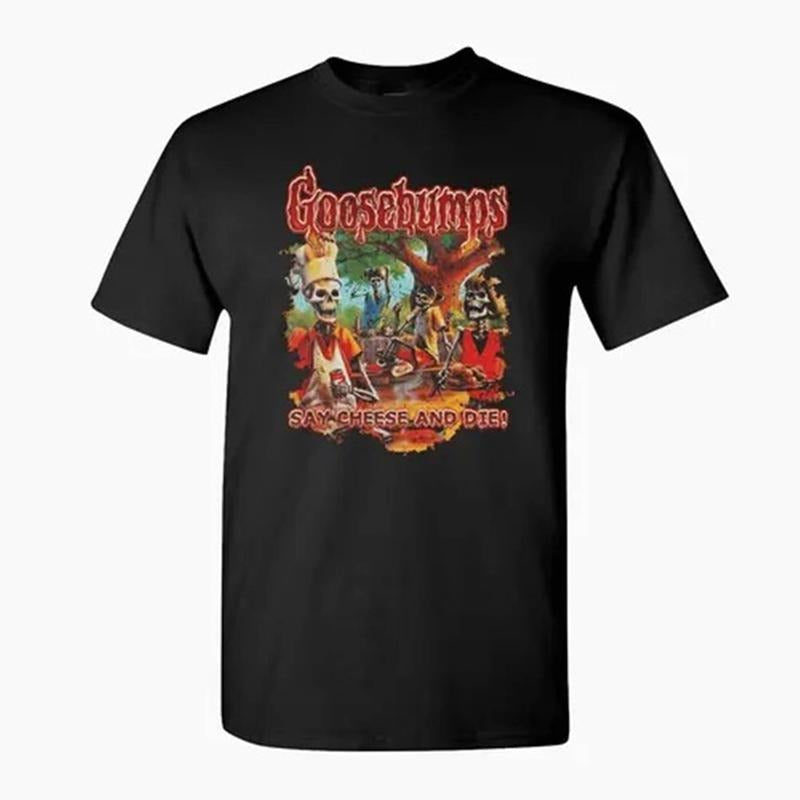 Goosebumps Land Say Cheese Dje Halloween Vintage - Adult & Kids T-Shirts, Sweatshirts & Hoodies apparel design preview 1