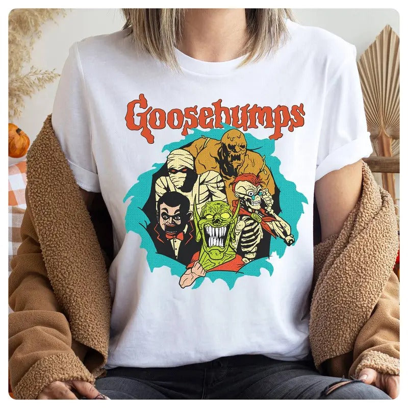 Goosebumps Halloween Land R.L.Stine Book - Adult & Kids T-Shirts, Sweatshirts & Hoodies apparel design preview 1