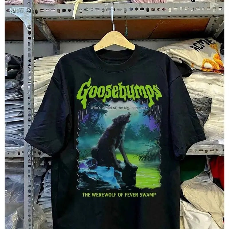 Goosebumps Werewolf Fever Swamp Halloween Land - Adult & Kids T-Shirts, Sweatshirts & Hoodies apparel design preview 1