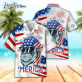 Gorila Independence Day Hawaiian - Adult & Kids T-Shirts, Sweatshirts & Hoodies apparel design preview 1