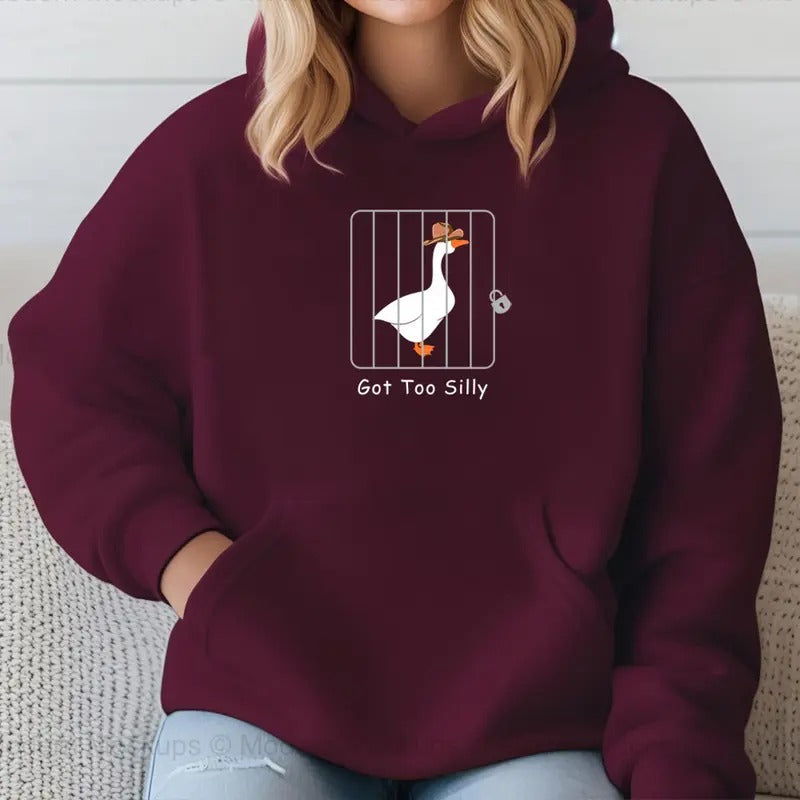 Got Too Silly Funny Casual Street Fleece Tops Perfect - Adult & Kids T-Shirts, Sweatshirts & Hoodies apparel design preview 1