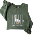Got Too Silly Goose Funny College Menswear Small - Adult & Kids T-Shirts, Sweatshirts & Hoodies apparel design preview 1