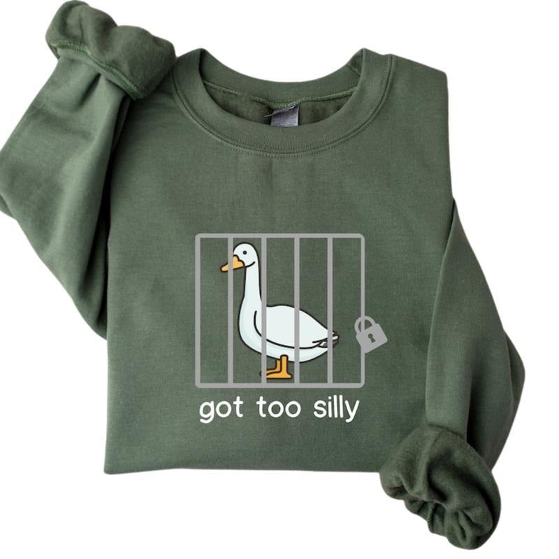 Got Too Silly Goose Funny College Menswear Small - Adult & Kids T-Shirts, Sweatshirts & Hoodies apparel design preview 1