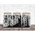 Gothic Skeleton Haunted House Glass Can Tumbler - Adult & Kids T-Shirts, Sweatshirts & Hoodies apparel design preview 1