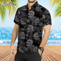Gothic Skull Goth Men Hawaiian - Adult & Kids T-Shirts, Sweatshirts & Hoodies apparel design preview 1