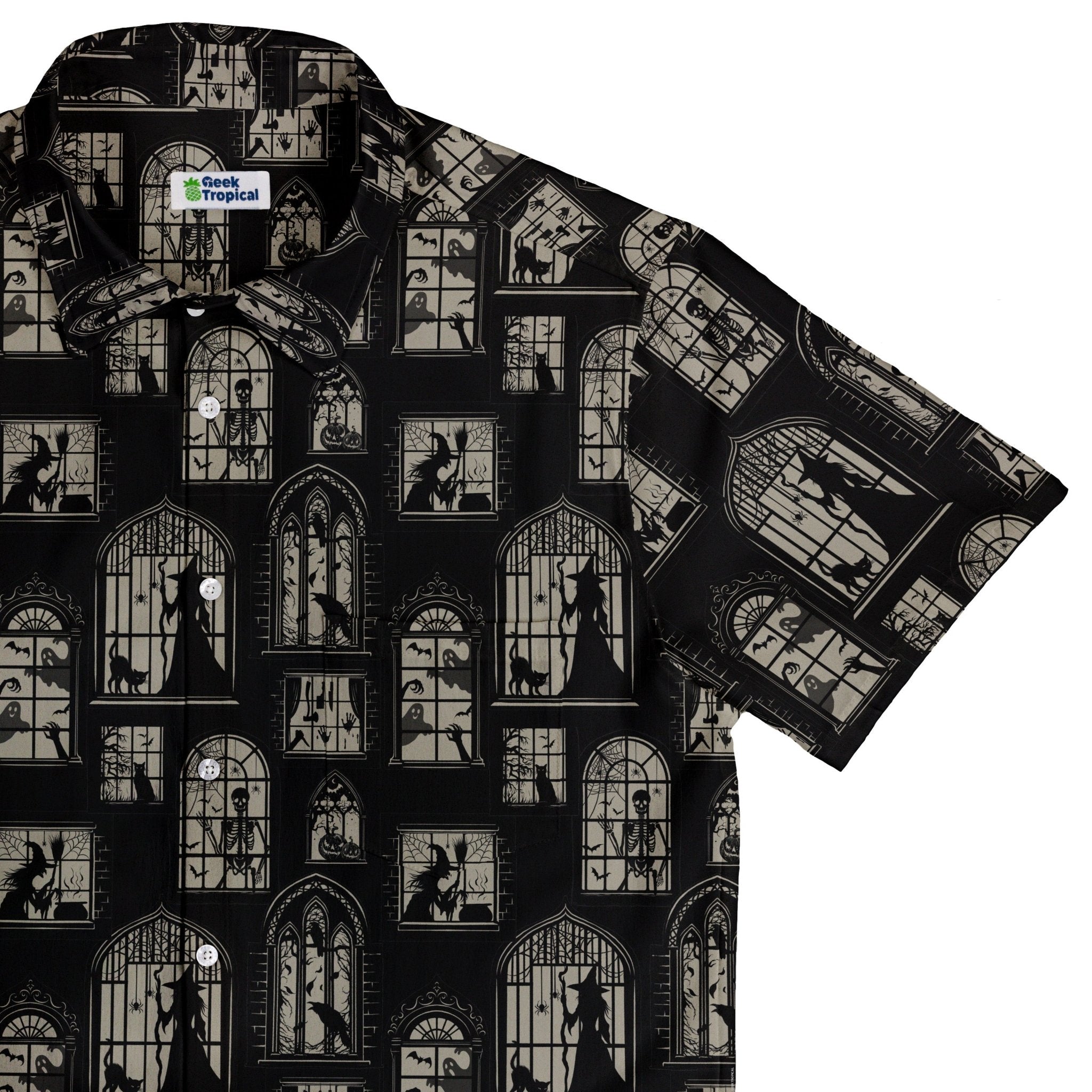 Gothic Windows Button Up - Adult & Kids T-Shirts, Sweatshirts & Hoodies apparel design preview 1