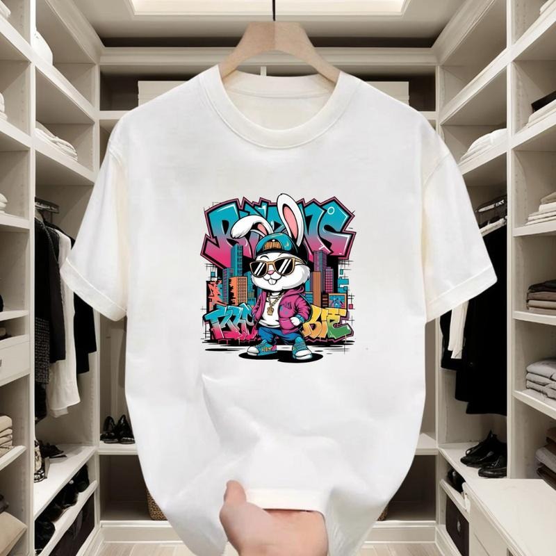 Graffiti Inspired Street Cool Bunny Urban Adventures - Adult & Kids T-Shirts, Sweatshirts & Hoodies apparel design preview 1