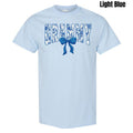 Grammy Blue Florals Gildan Short Sleeve 'NLB' - Adult & Kids T-Shirts, Sweatshirts & Hoodies apparel design preview 1