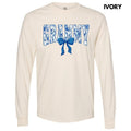 Grammy Blue Florals Comfort Colors 'NLB' - Adult & Kids T-Shirts, Sweatshirts & Hoodies apparel design preview 1