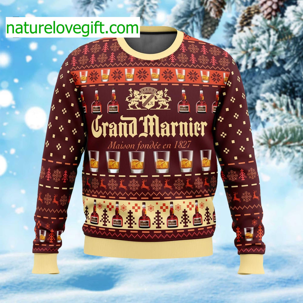 Grand Marnier Ugly Christmas Sweater - Holiday Gift product image