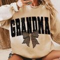 Grandma Coquette Bow Mama Checkered Leopard Popular - Adult & Kids T-Shirts, Sweatshirts & Hoodies apparel design preview 1