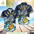 MLB Hawaiian Grateful Brew Skeleton Surfer Milwaukee - Adult & Kids T-Shirts, Sweatshirts & Hoodies apparel design preview 1
