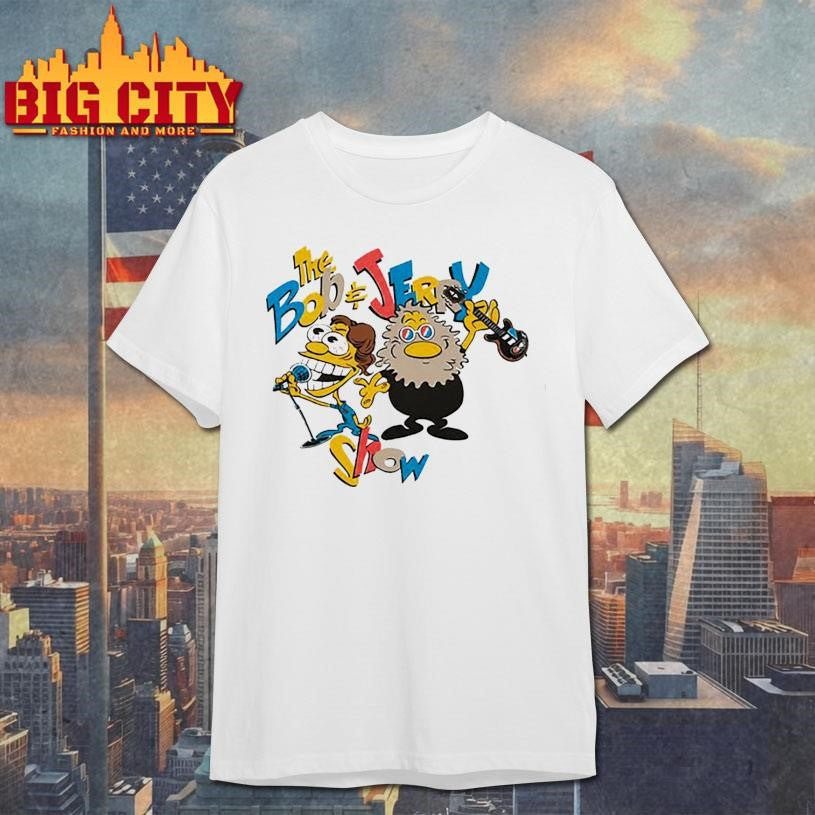 Grateful Dead 1992 Bob &amp; Jerry Show - Adult & Kids T-Shirts, Sweatshirts & Hoodies apparel design preview 1