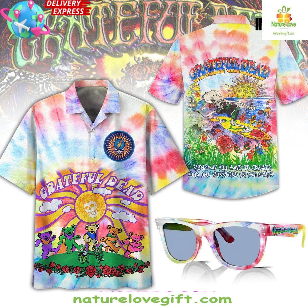 Grateful Dead Hawaiian Sunshine Special Design - Adult & Kids T-Shirts, Sweatshirts & Hoodies apparel design preview 1