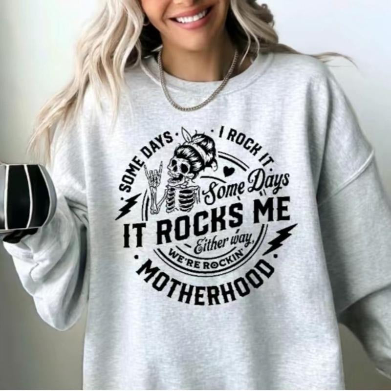 Gray Motherhood Top Comfortable Layering Fit - Adult & Kids T-Shirts, Sweatshirts & Hoodies apparel design preview 1