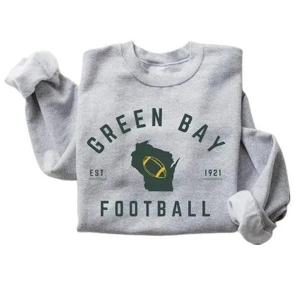 Green Bay Football Fan Game Day - Adult & Kids T-Shirts, Sweatshirts & Hoodies apparel design preview 1