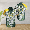 Green Bay Packers Floral Hawaiian Bandana Design - Adult & Kids T-Shirts, Sweatshirts & Hoodies apparel design preview 1