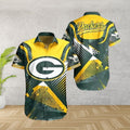 Green Bay Packers Hawaiian Bold Geometric Design - Adult & Kids T-Shirts, Sweatshirts & Hoodies apparel design preview 1