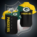 Green Bay Packers Hawaiian Bold Stripe 137992 - Adult & Kids T-Shirts, Sweatshirts & Hoodies apparel design preview 1