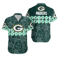 Green Bay Packers Hawaiian with Flower and Logo - Adult & Kids T-Shirts, Sweatshirts & Hoodies apparel design preview 1