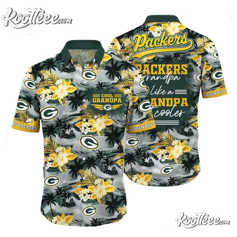 Green Bay Packers For Grandparent Hawaiian - Adult & Kids T-Shirts, Sweatshirts & Hoodies apparel design preview 1