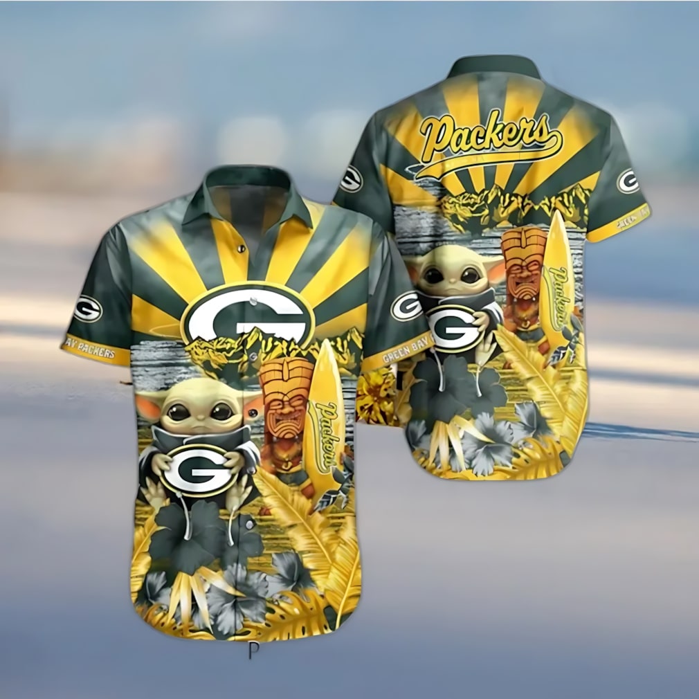 Green Bay Packers Baby Hawaiian Island Adventure - Adult & Kids T-Shirts, Sweatshirts & Hoodies apparel design preview 1