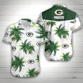 Green Bay Packers Hawaiian Palm Paradise Design - Adult & Kids T-Shirts, Sweatshirts & Hoodies apparel design preview 1