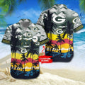Green Bay Packers Hawaiian Sunset Tropics Design - Adult & Kids T-Shirts, Sweatshirts & Hoodies apparel design preview 1
