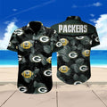Green Bay Packers Tropical Hawaiian Palm Leaf Design - Adult & Kids T-Shirts, Sweatshirts & Hoodies apparel design preview 1