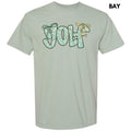 Green Floral Golf Comfort Colors 'NLB' - Adult & Kids T-Shirts, Sweatshirts & Hoodies apparel design preview 1
