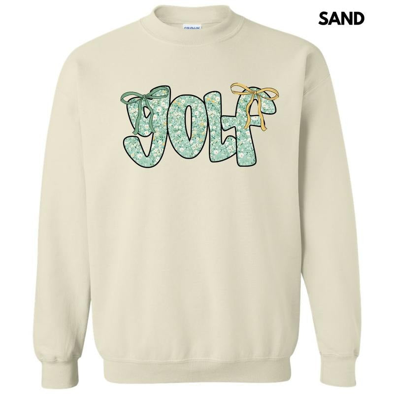 Green Floral Golf 'NLB' - Adult & Kids T-Shirts, Sweatshirts & Hoodies apparel design preview 1