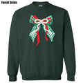 Green Plaid Pearl Bow 'NLB' - Adult & Kids T-Shirts, Sweatshirts & Hoodies apparel design preview 1