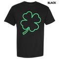 Green Puff Shamrock Comfort Colors - Adult & Kids T-Shirts, Sweatshirts & Hoodies apparel design preview 1