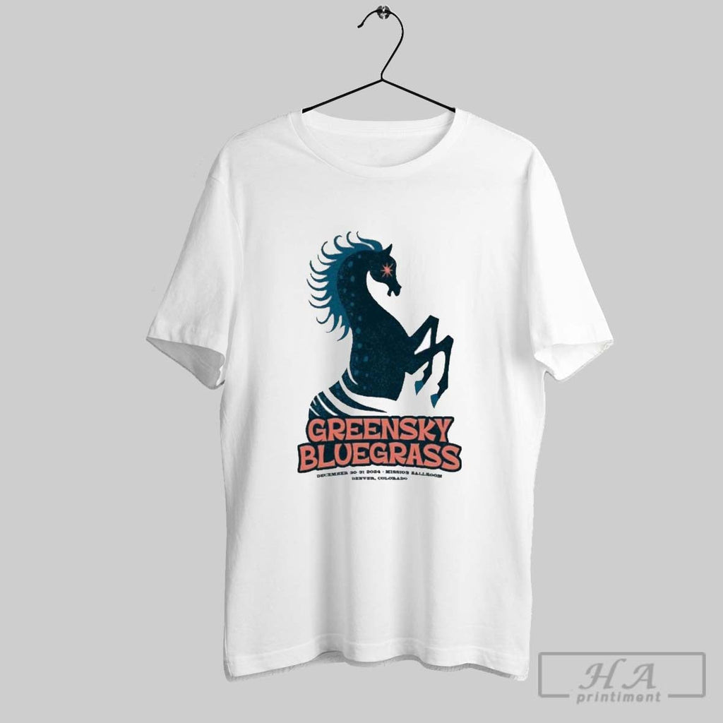 Greensky Bluegrass Mission Ballroom 2024 Nye Event - Adult & Kids T-Shirts, Sweatshirts & Hoodies apparel design preview 1