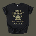 Grill Beer Funny Ideas Military Crew Neck Father - Adult & Kids T-Shirts, Sweatshirts & Hoodies apparel design preview 1