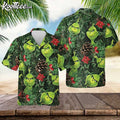 Grinch Face Tropical Hawaiian - Adult & Kids T-Shirts, Sweatshirts & Hoodies apparel design preview 1