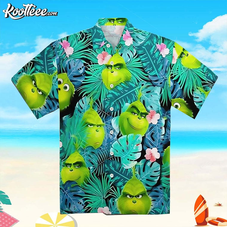 Grinch Tropical Hawaiian - Adult & Kids T-Shirts, Sweatshirts & Hoodies apparel design preview 1
