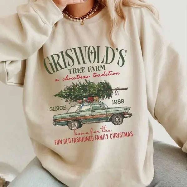 Griswold'S Tree Farm - Adult & Kids T-Shirts, Sweatshirts & Hoodies apparel design preview 1